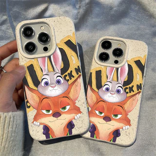 เคสไอโฟน11 ซูมหัวกระต่ายสุนัขน่ารักย่อยสลายได้นุ่มสำหรับ iPhone 17 16 13 11 12 15 14 Pro Max 7Plus 8 15 16 6s Plus XR X