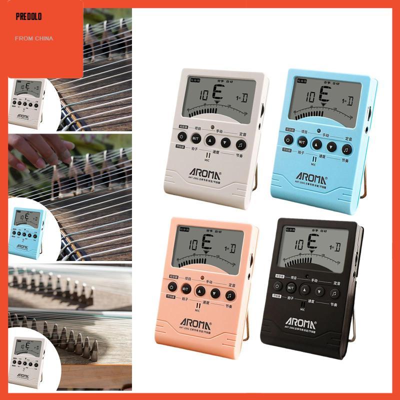 [Predolo] Digital Metronome Tuner เครื่องดนตรีสําหรับเครื่องมือทั้งหมดกีตาร์ทรัมเป็ต