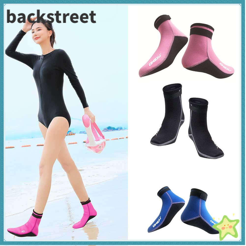 BACKSTAGEREETDV Diving Sock Snorkel Anti Slip Beach Boots 3mm