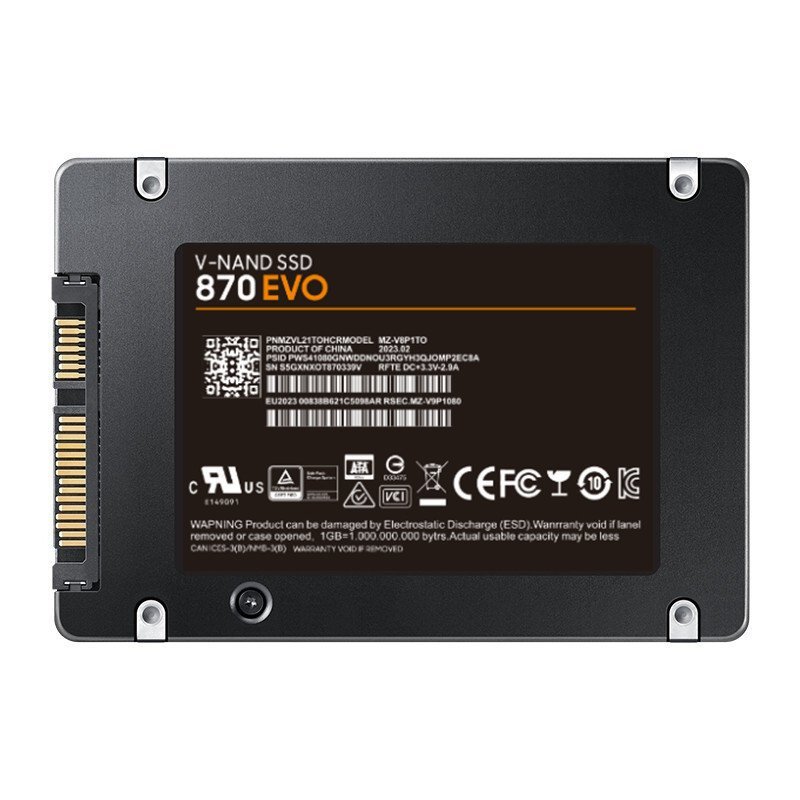 Cross-Border 870EVO Solid State Drive SSD1TB2TB4TBSATA108 ซม.หน่วยความจําโน้ตบุ๊คเดสก์ท็อปโทรศัพท์