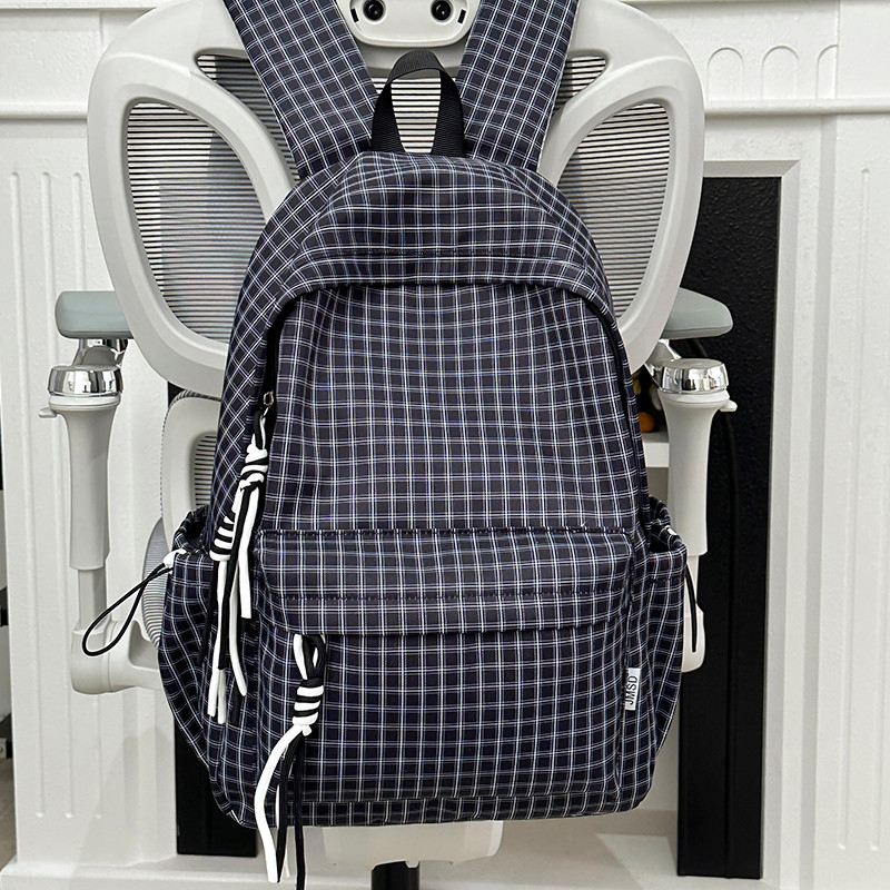 กระเป๋าเป้สะพายหลังสำหรับนักเรียนมัธยมต้นและนักศึกษามหาวิทยาลัยปี 2025 สไตล์ใหม่ ขนาดกระทัดรัด - รูปที่ 4