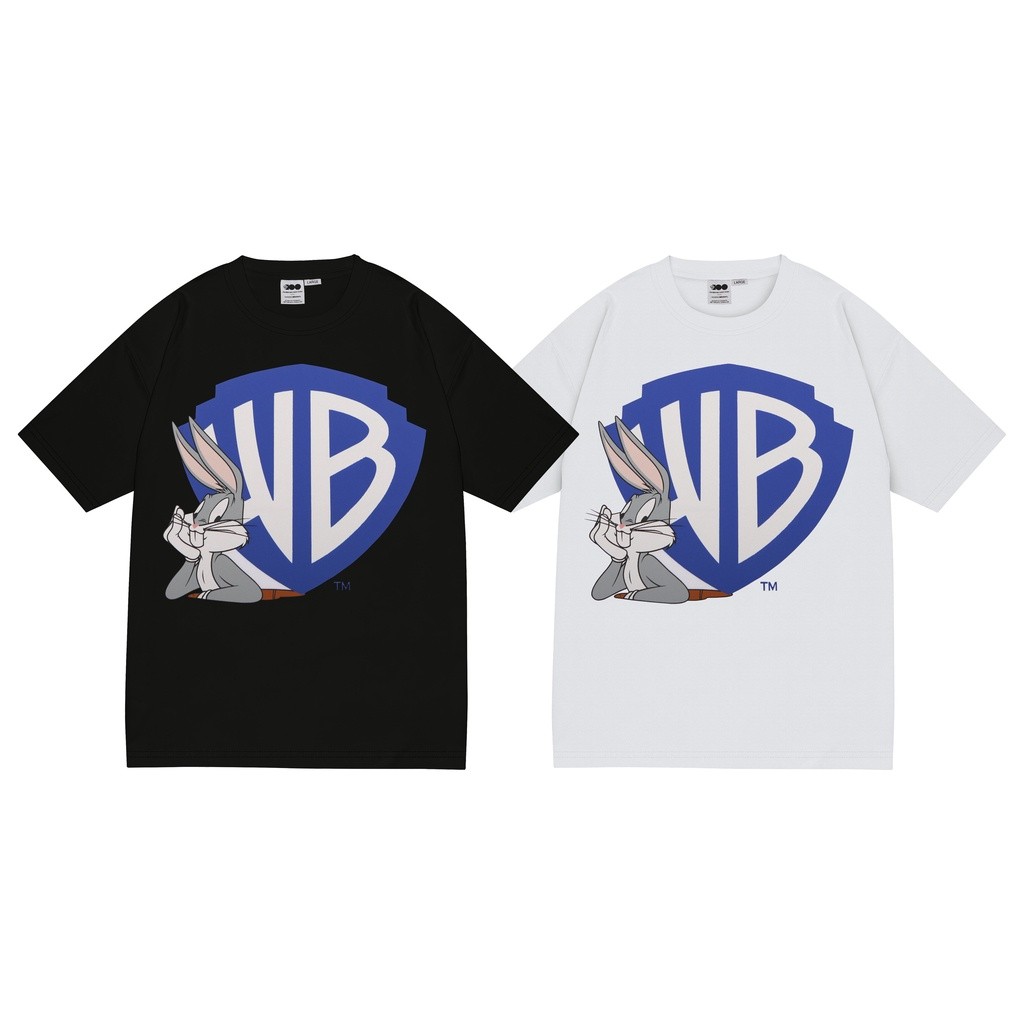 เสื้อยืดโลโก้โล่ WB 100 WB