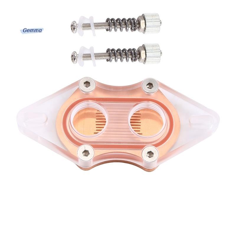 CPU Water Cooling Block Cooler อะคริลิคโปร่งใส South Bridge Northbridge Block สําหรับคอมพิวเตอร์ CPU
