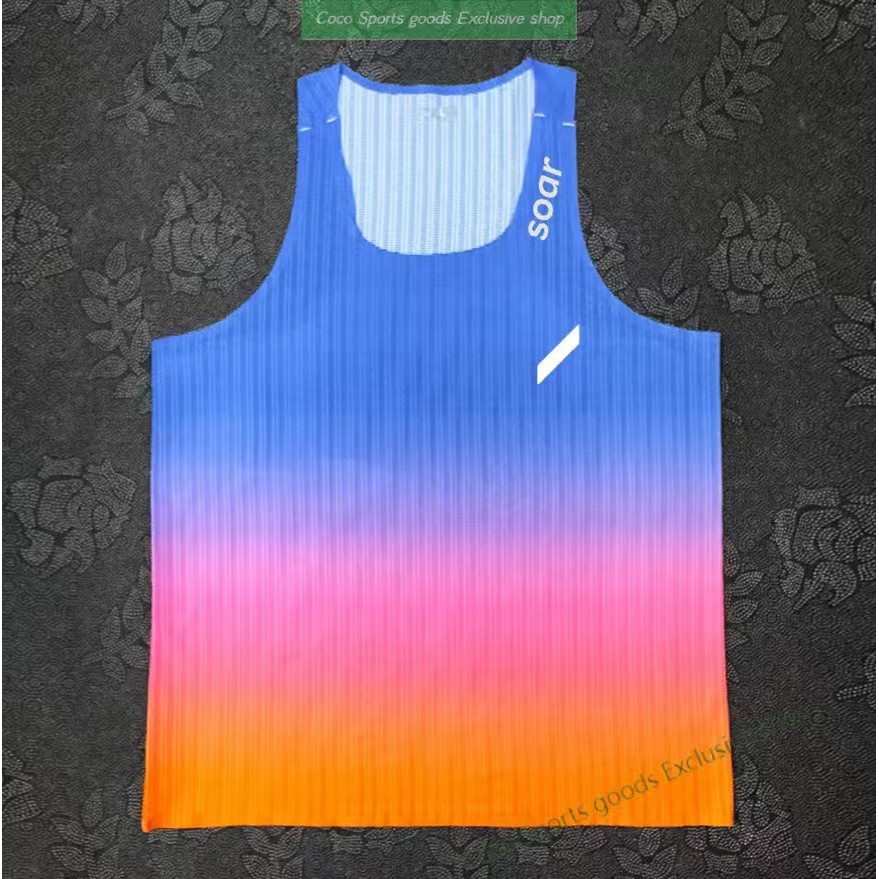 Hot Selling Marathon Sports Running Vest Soar Track and Field Training Sleeveless Top Men's and Wome