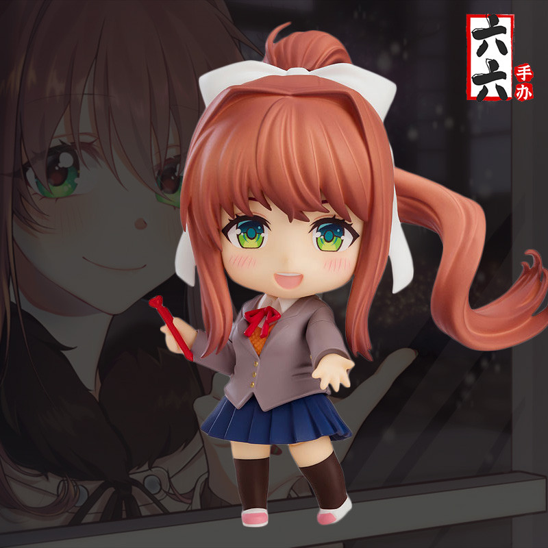 Heartbeat Literature Club รุ่น Q Monica Uni Sashiri Nendoroid รูป DDLC เคลื่อนย้ายได้เกมตกแต่ง