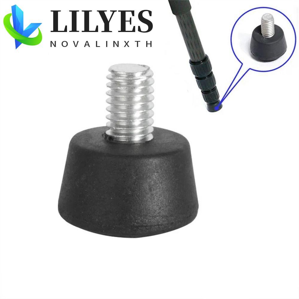 LILYES ขาตั้งกล้องยางเท้า, Anti-slip M8 สกรู Monopod Foot Pad, อุปกรณ์เสริมกล้องฟุต Mount ขาตั้งกล้อ