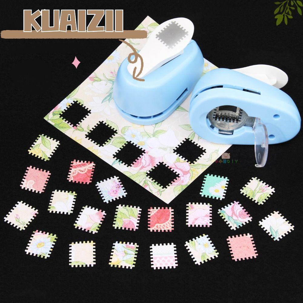 KUAIZII Stamp Border Punch, Handmade Labor saving Stamp ลายนูน|Embosser แบบพกพา DIY Crafts Stamp Sha