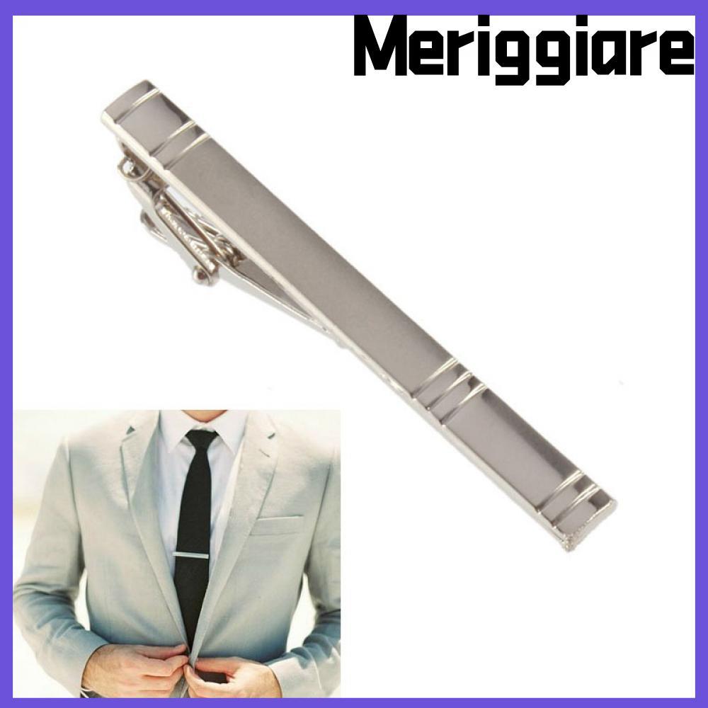 MERIGGIARE Tie Pins Men Bar Metal Clasp