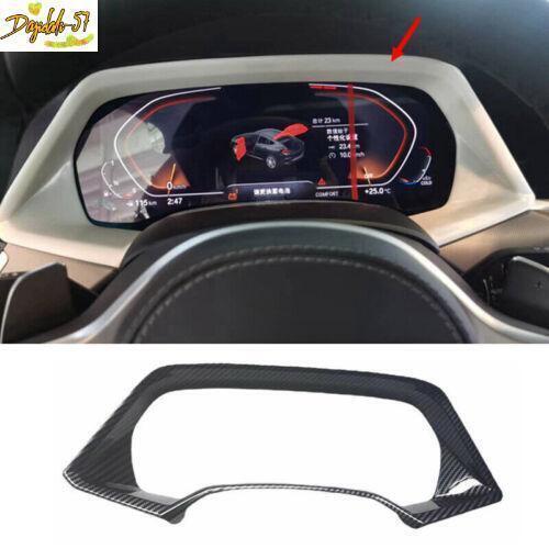 For BMW X5 X6 X7 G05 2019-2023 Carbon Fiber Frame Dash Instrument Speedometer