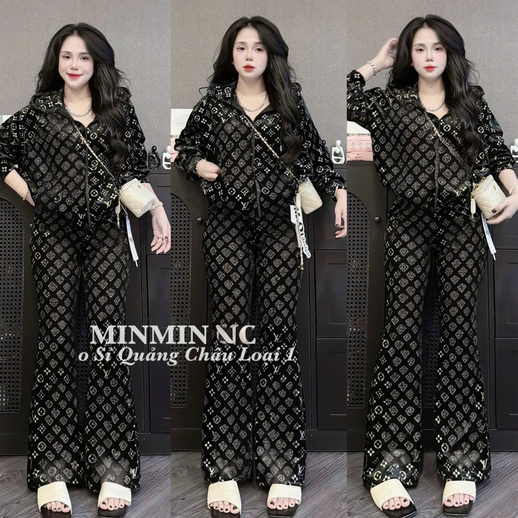 Set Flared T-shirt ZIPPED SHIRT WITH HAT กว่างโจว VIP product type 1, FREESIZE FALL-Winter LOE set จ