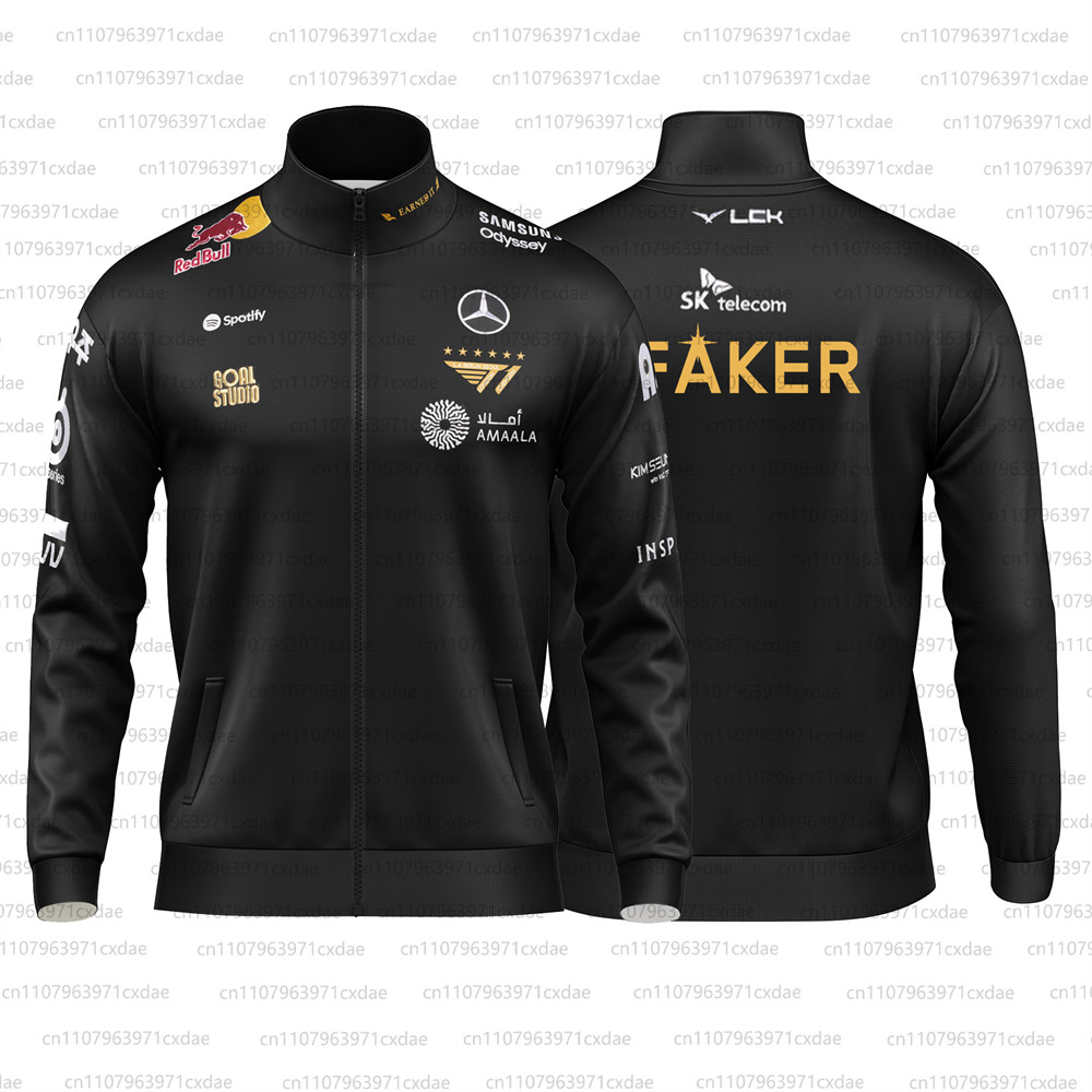เสื้อกันหนาวพร้อมฮูดสำหรับผู้ชาย ออกแบบโดย Faker Esports