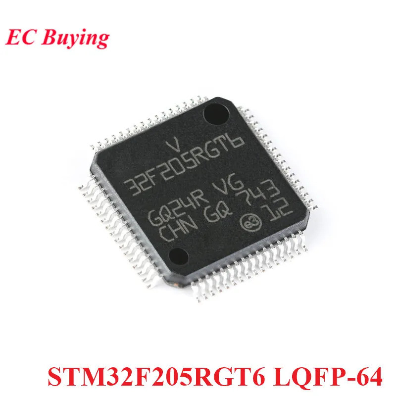 STM32F205RGT6 STM32F205 STM32 F205RGT6 32F205RG LQFP-64 ARM Cortex-M3 32-bit Microcontroller MCU IC 