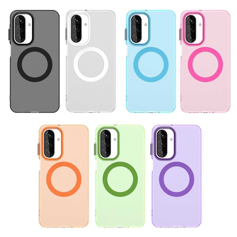 ปลอกแฟชั่น Samsung Galaxy A17 A16 A15 LTE A56 A26 A36 A25 A35 A55 4G 5G เคสโทรศัพท์สีสันสดใส Candy M