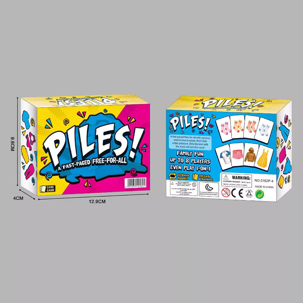 เกมการ์ดภาษาอังกฤษ เกม PILES ภาษาอังกฤษ