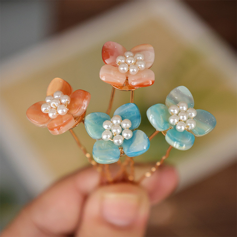 กิ๊บโบราณLiuzhou Mianji Tang สำหรับเสื้อผ้าHanfu พร้อมลายสวยงาม