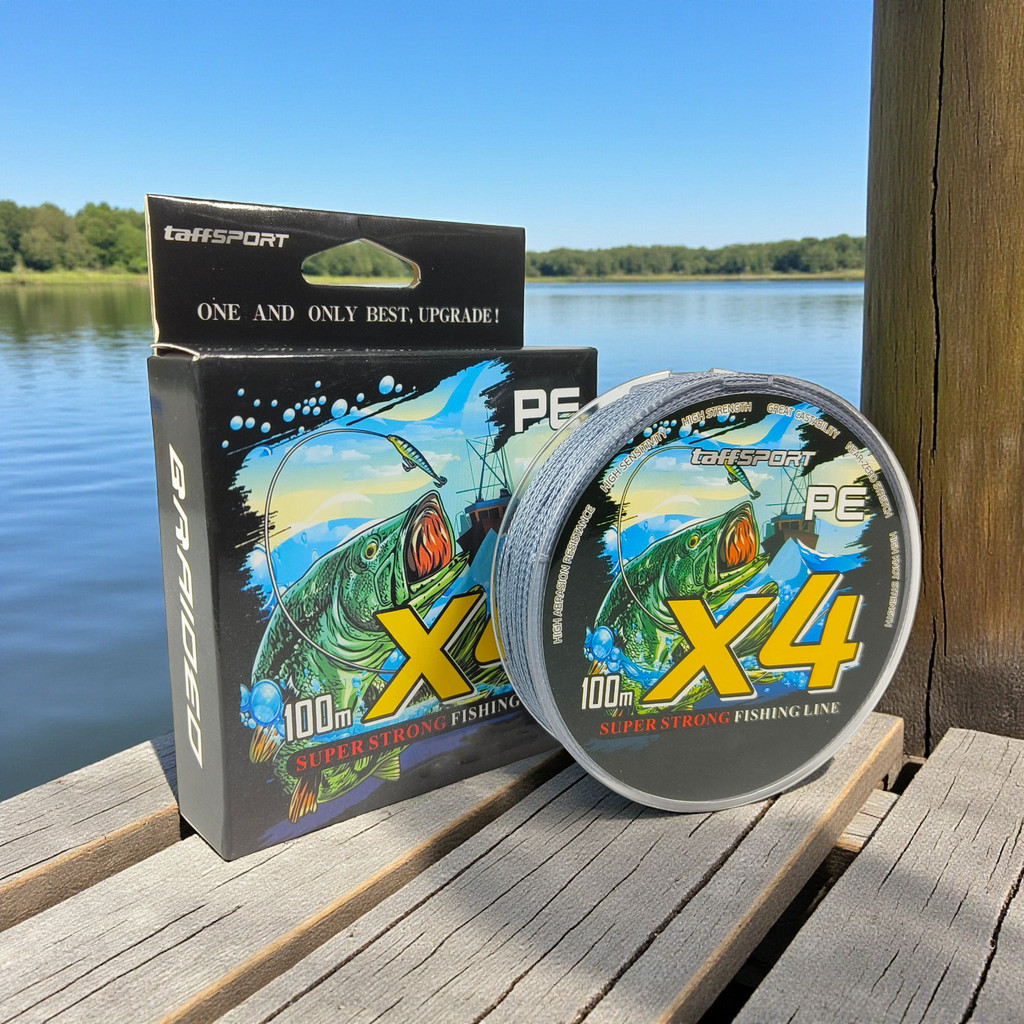 TISERA - TaffiSPORT PE 4 สายตกปลาถัก 100M 0.8 - X4