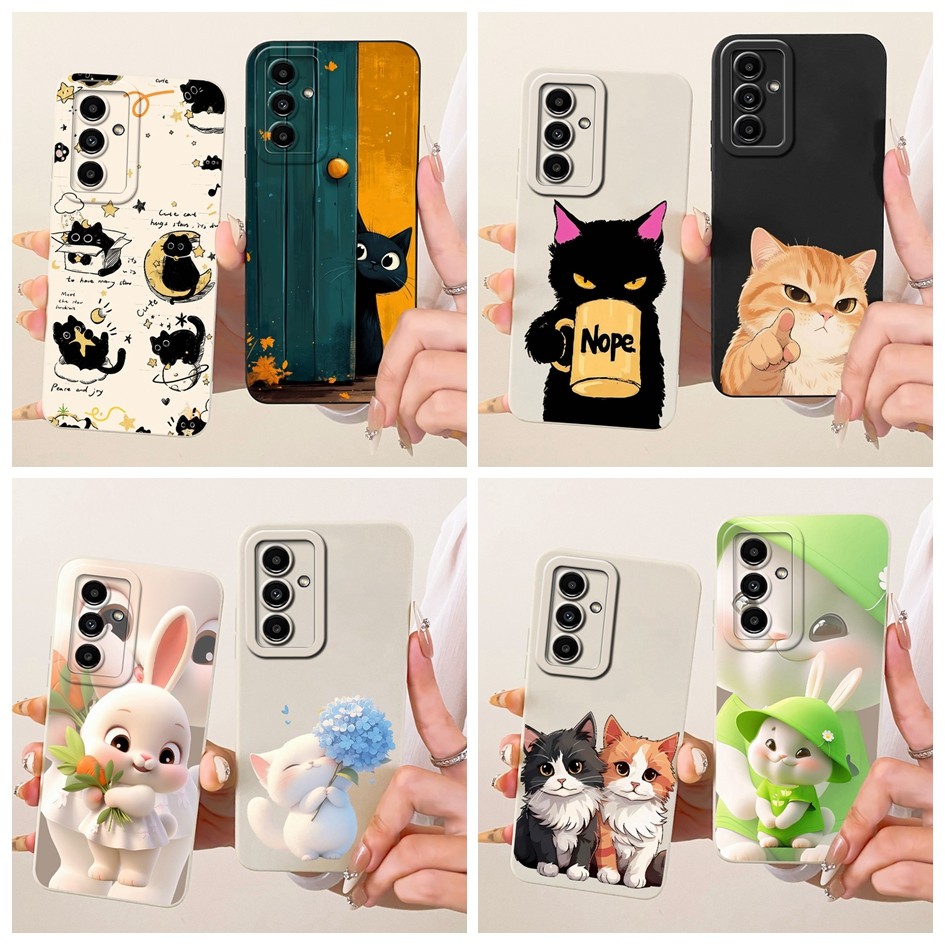 น่ารักการ์ตูนสําหรับ Samsung Galaxy M13 M23 F23 5G ปลอก SM-M135F SM-M236B SM-E236B กรณี Candy TPU ซิ