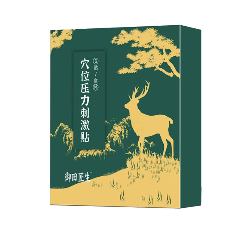 Oda Craftsman Acupoint Patch กระตุ้นจุดกดลดความเครียด สำหรับคอ ไหล่ เอว และขา 6 แผ่น/กล่อง
