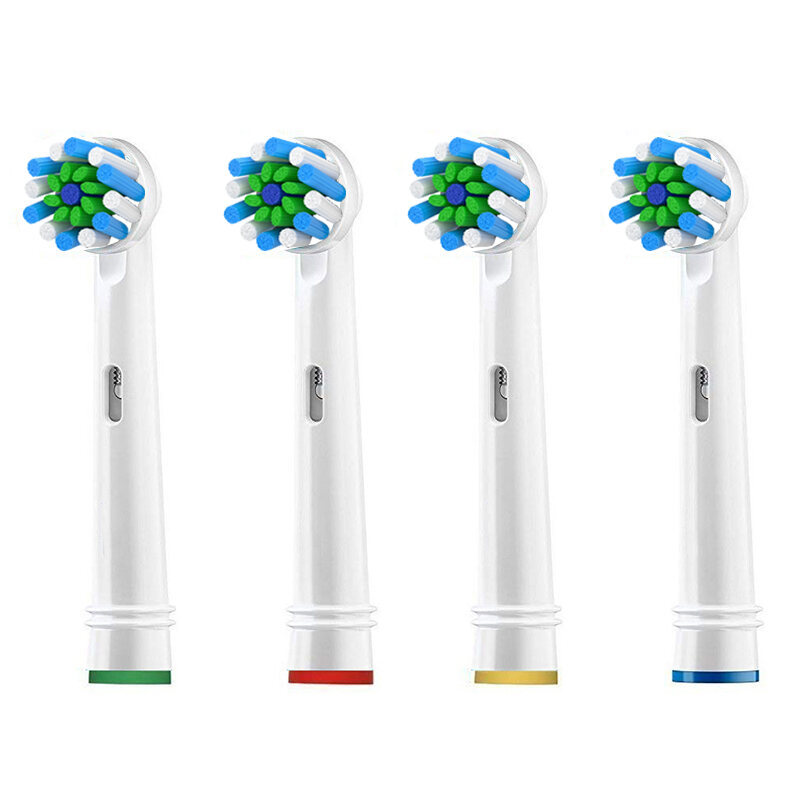 4 EB50 Cross Action หัวแปรงสีฟันสําหรับ Oral B D12 D16 D100 3757 3709 Pro3 Pro1 Max แปรงสีฟันไฟฟ้า