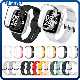 สายยางป้องกัน Gores TPU กรณีสำหรับนาฬิกา for Redmi Watch 6 5 ซิลิโคนสายพานป้องกันหน้าจอปกสำหรับนาฬิกา for Redmi Watch 4