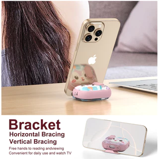เคสภาพวาดการ์ตูนน่ารักสําหรับ AirPods4/4ANC Pro2 Pro3 ล็อคเคสแม่เหล็กพร้อมแหวน