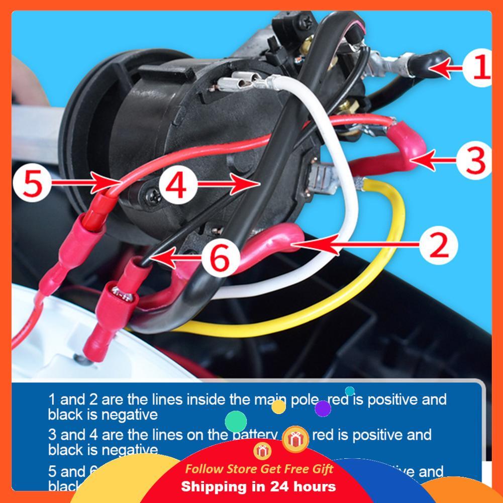 Skejnojj 12V ไฟฟ้าใบพัดมอเตอร์สวิทช์ควบคุมความเร็วสำหรับ 60lbs 68lbs 86lbs Outboard Regulator อุปกรณ