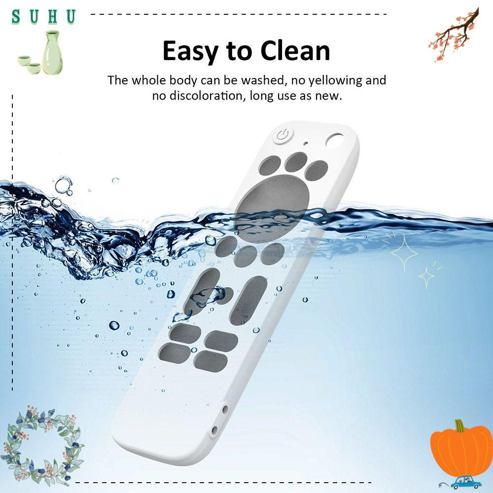 SUHU TV Stick Cover, ซิลิโคนสีทึบรีโมทคอนโทรล, แฟชั่นป้องกันกันกระแทกรีโมทคอนโทรลสําหรับ Onn แท่งสตร
