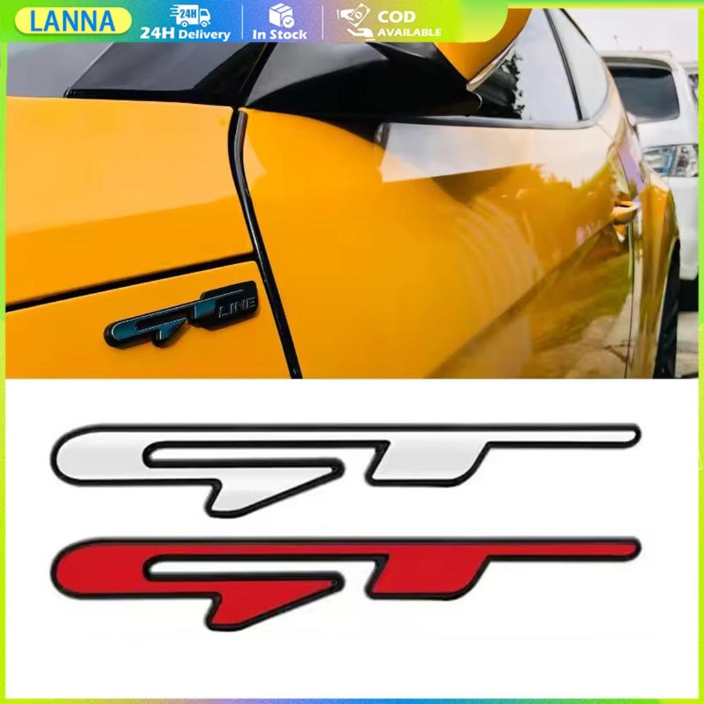 มาใหม่! สติ๊กเกอร์ติดรถ สติ๊กเกอร์ สติ๊กเกอร์ สติ๊กเกอร์ GT LINE สติ๊กเกอร์โลโก้โลหะ