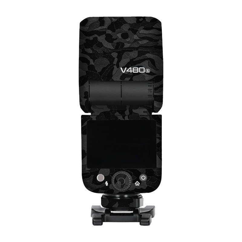 Donkey เดินเหมาะสําหรับ Godox V480 สติกเกอร์แฟลชฟิล์ม V480 ฟิล์มป้องกัน Godox Camouflage สติกเกอร์