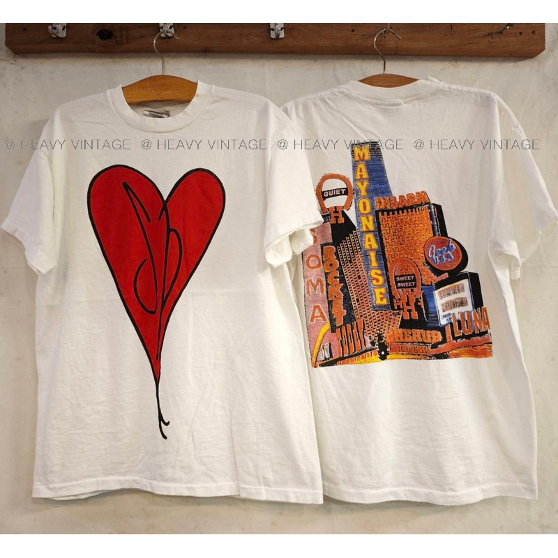 Smashing Pumpkins Mellon Collie And the Infinite Sadness 90’s เสื้อวินเทจ เสื้อทัวร์ วงร๊อค heavy vintage shirt