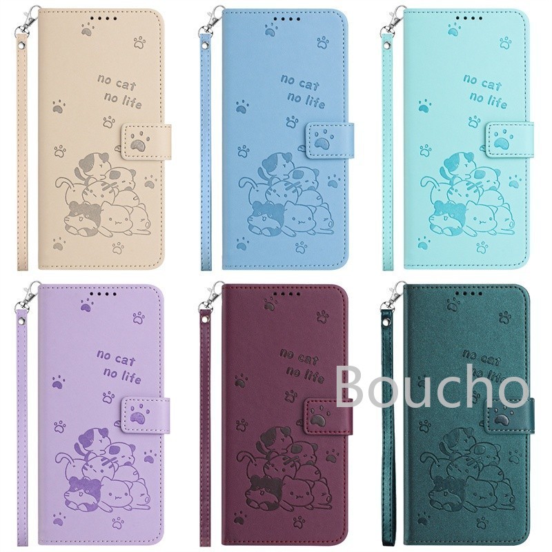 ใหม่น่ารักน่ารักสัตว์เลี้ยงกระเป๋าสตางค์หนังสําหรับItel A50 A50C A60 A60S A70 S23 P55 P55T P65 P661N