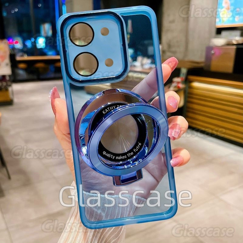 4G 5G 2025 สําหรับOppo A6 A 6 Pro A6Pro OppoA6 Pro OppoA6Proพร้อมแหวนผู้ถือสแควร์เคสโทรศัพท์แฟชั่นกั