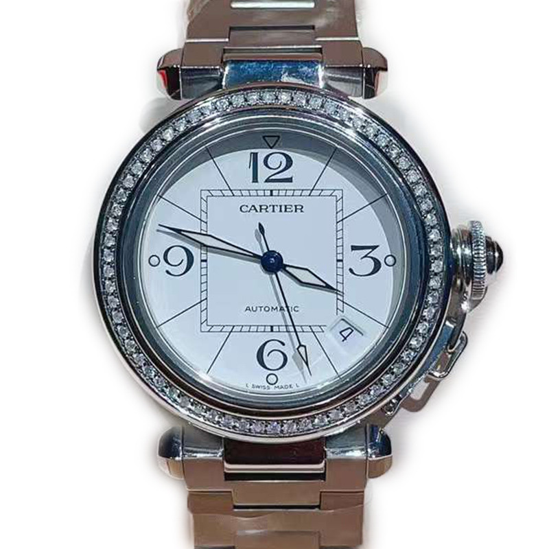 CT.Cartieres Pasa 35MM Series Back Diamond W31074M7 นาฬิกานาฬิกากลไกหญิง