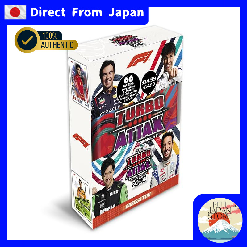 Topps Formula 1 Turbo Attax 2024 Mega Tin Case Revved Up | F1 Trading Cards