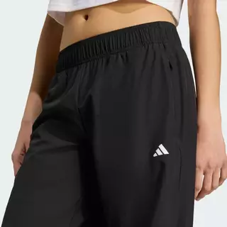 adidas Gym & Training กางเกงเทรนนิงขายาวผ้าทอ Workout Essentials ผู้หญิง สีดำ JL5081