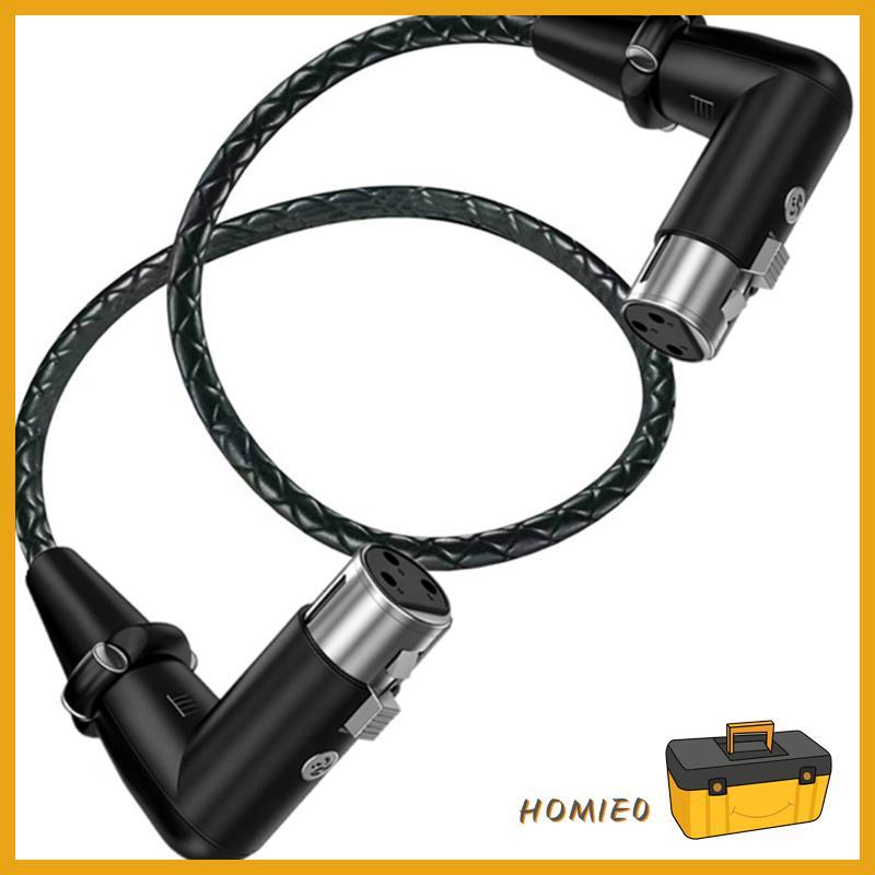 HOMIE0 3Pin สายไมโครโฟนหญิงถึงหญิงสายสมดุล 3Pin สายต่อ