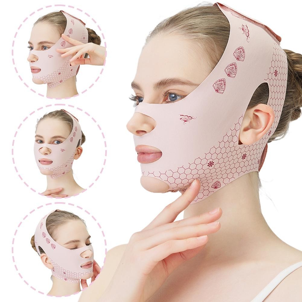 เข็มขัดยกกระชับใบหน้า Full Face Mask Lifting Facial Beauty Instrument N2o9