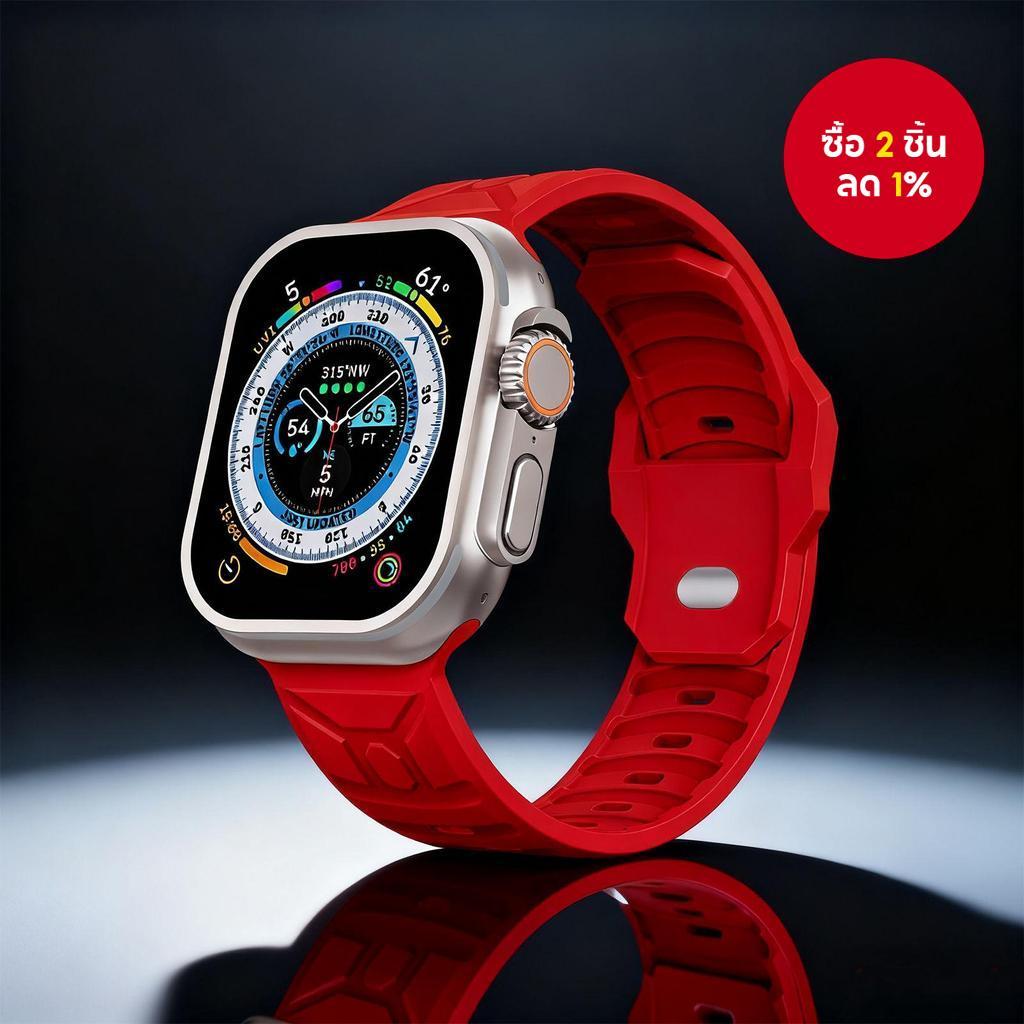 สายนาฬิกาสําหรับ Apple Watch Ultra 2/1 สายสํารองสําหรับสมาร์ทวอทช์ | รุ่นที่รองรับ: 49mm 45mm 44mm 42mm, สําหรับผจญภัย กันน้ํา ใช้กับ iWatch Series 9 8 7 6 5 4 SE