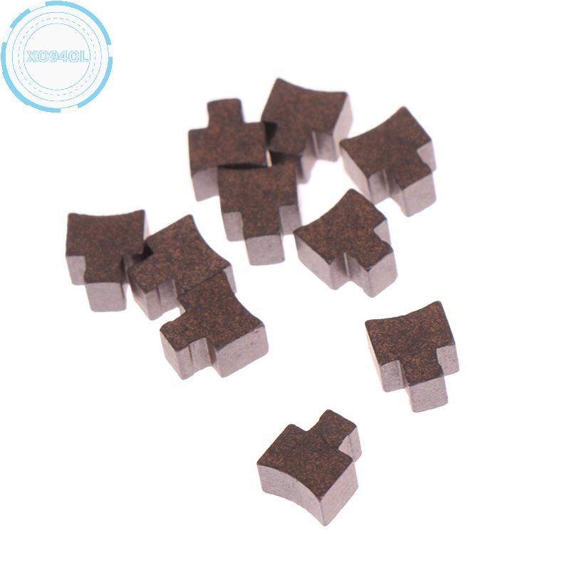 Xo94ol 10 ชิ้น RS550 มอเตอร์แปรงคาร์บอนแทนที่สําหรับเครื่องมือไฟฟ้า Milwaukee TH