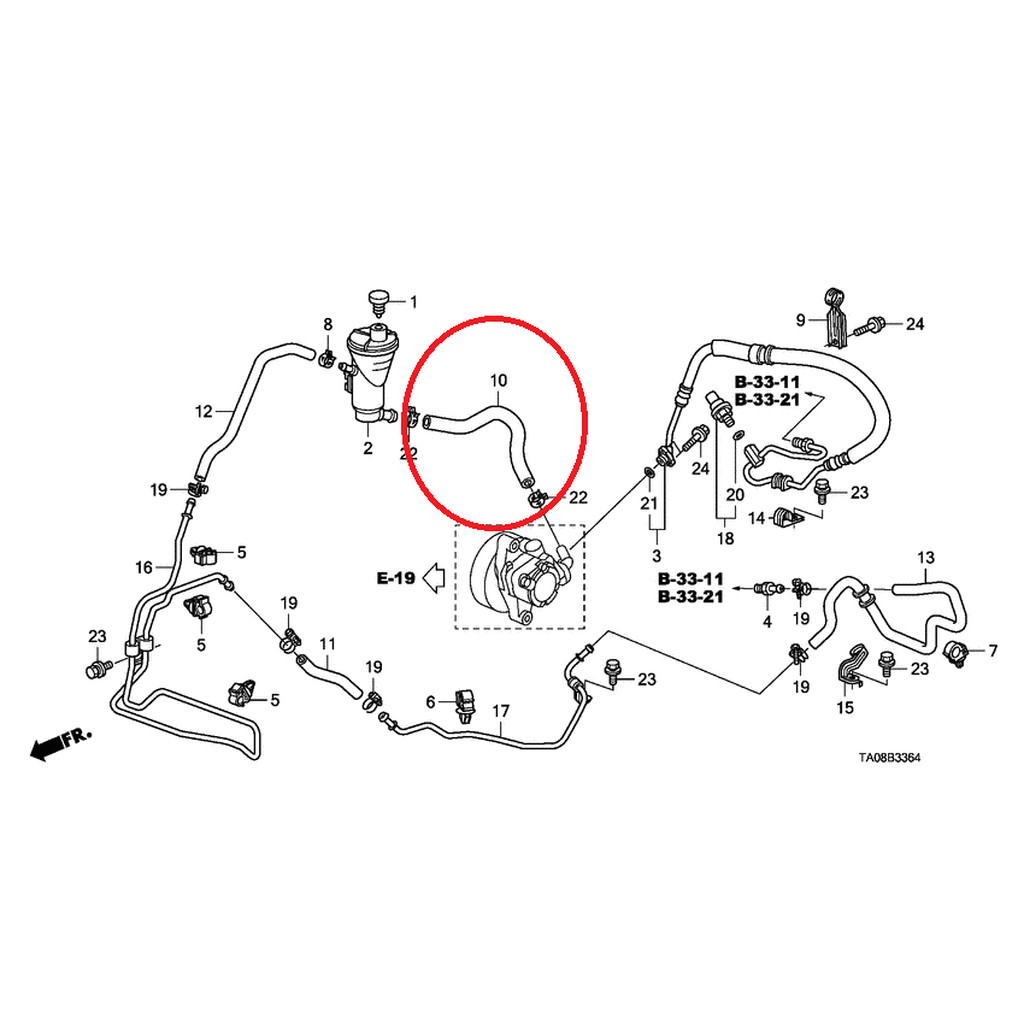 ท่อกระป๋องเพาเวอร์ HONDA ACCORD Gen8 G8 2.0 2.4 2008-2013 R20A 2.0 K24Z 2.4