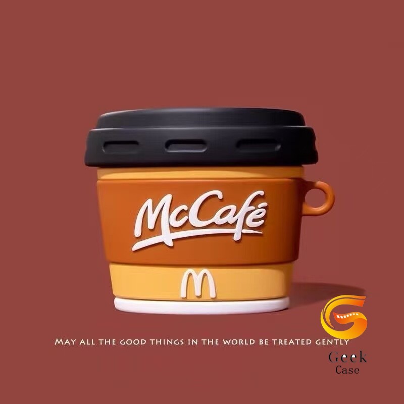 Geek สําหรับ GOOJODOQ J201 J206 J228 J229 เคสหูฟัง การออกแบบถ้วยกาแฟส่วนบุคคล