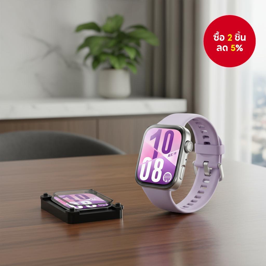 ฟิล์มกันรอยหน้าจอ Huawei Watch Fit4 3D TPU แบบเต็มจอ สําหรับ Huawei Fit4pro, Fit4 และ Fit 4pro