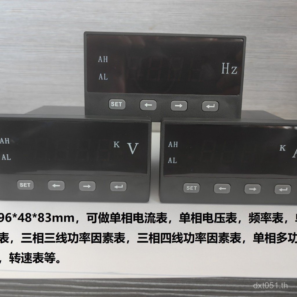 Multi-Function Power Factor Instrument cos แรงดันไฟฟ้า Φ Digital Display Slot ประเภท Current 48 Powe
