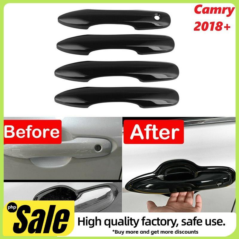 สําหรับ XV70 2018-2021 สีดําเงาด้านข้างมือจับประตูปกตัด