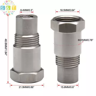 [S&T] Oxygen O2 Sensor Spacer Adapter Bung Catalytic Converter Fix Check Engine Light {th}