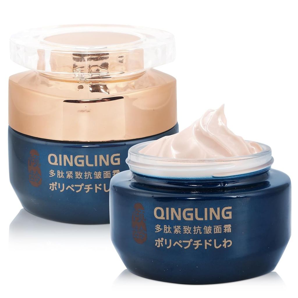 Qingling ครีมกําจัดริ้วรอย Japanese, Qingling Anti Aging Face Cream, Qingling Face Cream for Deep Wr