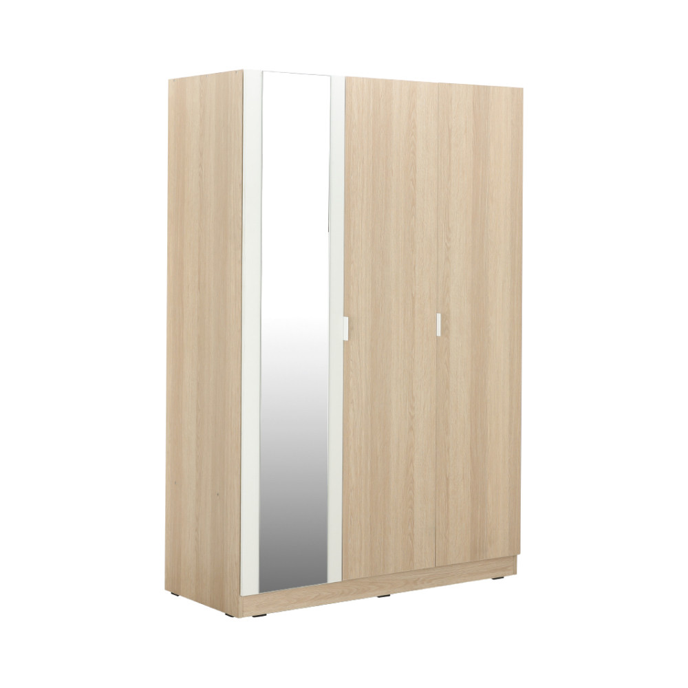 Furinbox ชุดห้องนอน รุ่นแชมป์ ขนาด 5 ฟุต  - สีไลท์ วู้ด/ขาว - รูปที่ 5