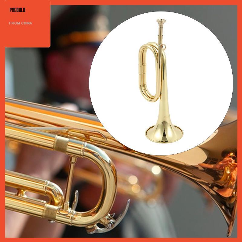 [Predolo] Bugle Horn Cavalry Trumpet เครื่องดนตรีมีนาคม Bugle สําหรับเทศกาล Orchestra