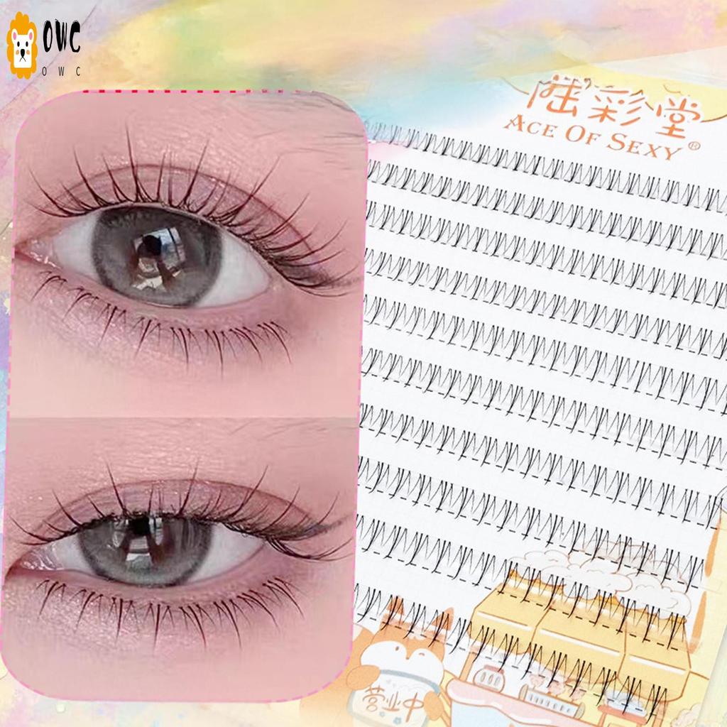 C Curl 5-8 มม.ขนตา Clusters Reusable Dense Soft ประดิษฐ์ขนตาสําหรับ Lash ผู้ที่ชื่นชอบหรือเริ่มต้น