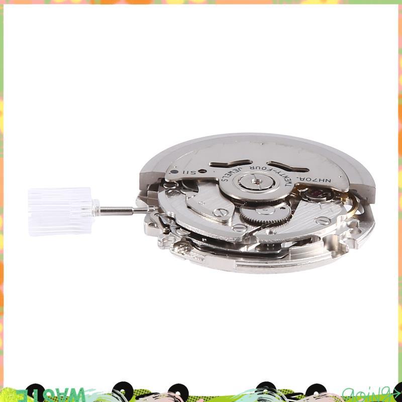 ญี่ปุ่น NH70/NH70A Hollow อัตโนมัตินาฬิกา 21600 BPH 24 Jewels ความแม่นยําสูง Fit สําหรับนาฬิกากลไก
